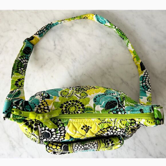 Vera Bradley Limes Away Clare Crossbody Shoulder Bag Purse Zip Top Pockets - Picture 7 of 10